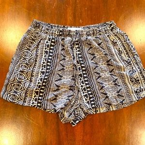 Juniors silky dress shorts